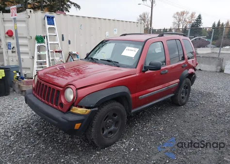 2007 Jeep Liberty Sport из США, поврежденный, VIN 1J4GL48K97W523392